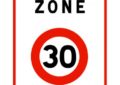 Circulation réglementée par une zone 30km/h pour le village