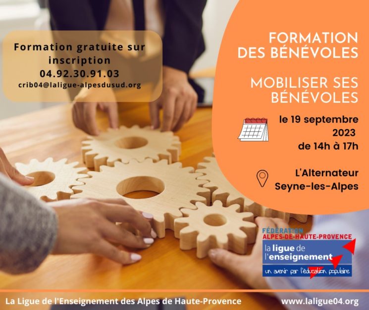 Formation « Mobiliser ses bénévoles » à l’Alternateur